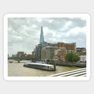 The Shard London looks part of the building Sticker